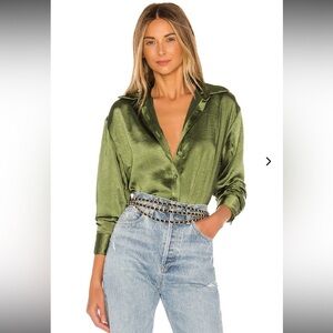 Lovers and Friends Salina Top in Olive Green